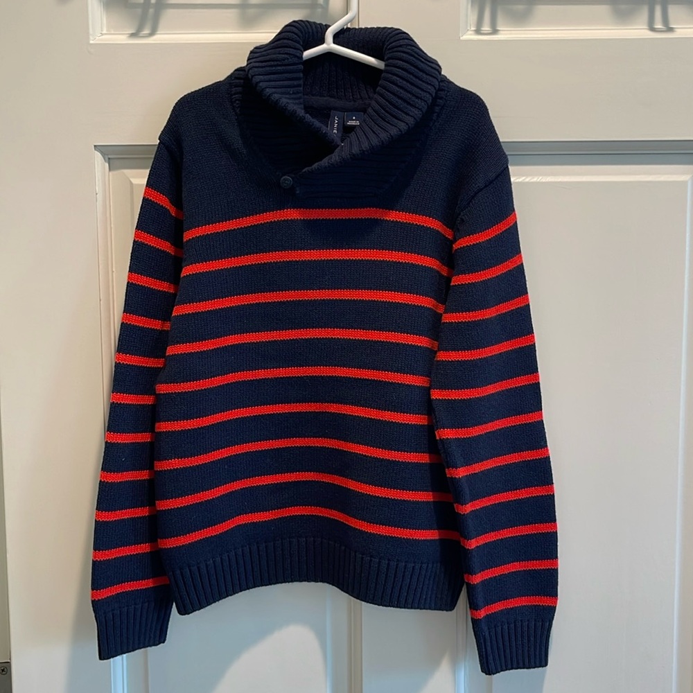 Janie and Jack striped boys sweater size 8